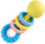 Прорезыватель для зубов, Hape Улыбка с цветными кольцами / E0024_HP