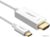 Кабель Ugreen MM121 HDMI — USB Type-C (1.5 м, белый)