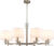 Подвесная люстра Escada Novella 641/8PL E14*60W Satin nickel