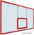 Баскетбольный щит Dinamika ZSO-002103 (красный)