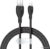 Кабель Baseus Pudding Series Fast Charging Cable 2.4A USB Type-A — Lightning (1.2 м, черный)