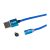 Кабель магнитный Topk USB – Type-C (Синий)