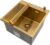 Мойка кухонная, Arfeka Eco AR 45×50 + RM AR + DS AR