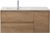Тумба с умывальником, BelBagno KRAFT-1000-2C-1A-SO-RNN-L + BB1000ETL-R