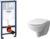 Унитаз подвесной с инсталляцией, Damixa Elder DX17c1700SC + GROHE Rapid SL 38772001