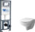 Унитаз подвесной с инсталляцией, Damixa Elder DX17c1700SC + WeltWasser Marberg 410
