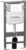 Инсталляция для унитаза, Ceramica Nova Envision CN1001W