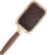 Расческа, Olivia Garden Expert Care Rectangular Nylon Bristle Gold&Brown L