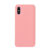 Чехол для Redmi 9A бампер AT Silicone case (Светло-розовый)
