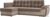 Угловой диван Лига диванов Нэстор прайм 103095 (левый, велюр, коричневый/бежевый)