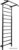 Шведская стенка (лестница) Dinamika ZSO-002309 (2800х790 мм, металлическая)