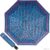 Складной зонт Moschino 8013-OCF Animal Logo Blue