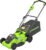 Газонокосилка электрическая, Greenworks GD40LM16X бесщеточная 40V 41см / 2517907
