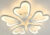 Люстра, Estares Glory 100W 5F-APP-625х70-WHITE/WHITE-220-IP20