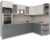Готовая кухня, Интерлиния Мила Gloss 1.68×2.8 правая