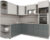 Готовая кухня, Интерлиния Мила Gloss 1.88×2.4 левая