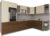 Готовая кухня, Интерлиния Мила Gloss 1.88×3.2 правая