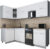 Кухонный гарнитур, Интерлиния Мила Gloss 50-12×25