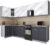Кухонный гарнитур, Интерлиния Мила Gloss 50-12×30