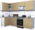 Готовая кухня, Интерлиния Мила Gloss 60-12×27