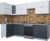 Готовая кухня, Интерлиния Мила Gloss 60-12×28