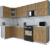 Кухонный гарнитур, Интерлиния Мила Gloss 60-12×29