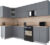 Кухонный гарнитур, Интерлиния Мила Gloss 60-12×29