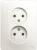 Розетка, Systeme (Schneider) Electric Glossa GSL000620