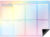 Планинг магнитный, Meshu Gradient. На неделю / MS_47323