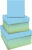 Набор коробок подарочных, Meshu Green-Blue Gradient / MS_53749