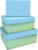 Набор коробок подарочных, Meshu Green-Blue Gradient / MS_53761