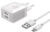Сетевое зарядное Atomic U500 microUSB (белый)