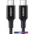 Кабель Ugreen US300 80372 USB Type-C — USB Type-C (2 м, черный)