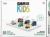 Конструктор, QBRIX Kids Веселые паровозики 6в1 30036