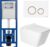 Унитаз подвесной с инсталляцией, Saniteco KW-9004W + 63535 + S-IN-MZ-LINK_PRO