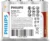 Комплект батареек, Philips Longlife Zinc AA R6L4F