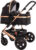 Детская универсальная коляска, Lorelli Lora 2 в 1 Luxe Black / 10021272186