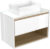 Тумба под умывальник, Cersanit Louna 80 / SP-SZ-LOU80-BL/Wh