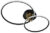 Потолочный светильник, Estares Lune 50W 2R-APP-615x360x110-BLACK/GOLD/WHITE-220-IP20