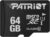 Карта памяти, Patriot MicroSDXC 64GB LX Series UHS-I Class 10 (PSF64GMDC10)