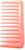 Расческа, Janeke Mini Supercomb 82872FFL