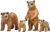 Набор фигурок коллекционных, Masai Mara Мир диких животных / MM201-002