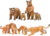 Набор фигурок коллекционных, Masai Mara Мир диких животных / MM201-011
