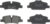 Тормозные колодки, Brembo P06090