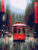 Картина по номерам, Red Panda Трамвай в дождливом Токио p54801