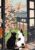 Картина по номерам, Red Panda Цветение сакуры и коты p56423