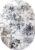 Ковер, Sirma Carpet Portfolio 05428O-WHITE-L-BEIGE-OVAL