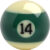 Бильярдный шар, Aramith Premium Pool №14 57.2мм