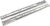 Комплект направляющих мебельных, Boyard Push DB4515Zn/450