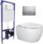 Унитаз подвесной с инсталляцией, Ceramica Nova Rimless CN3001 + F2 040252